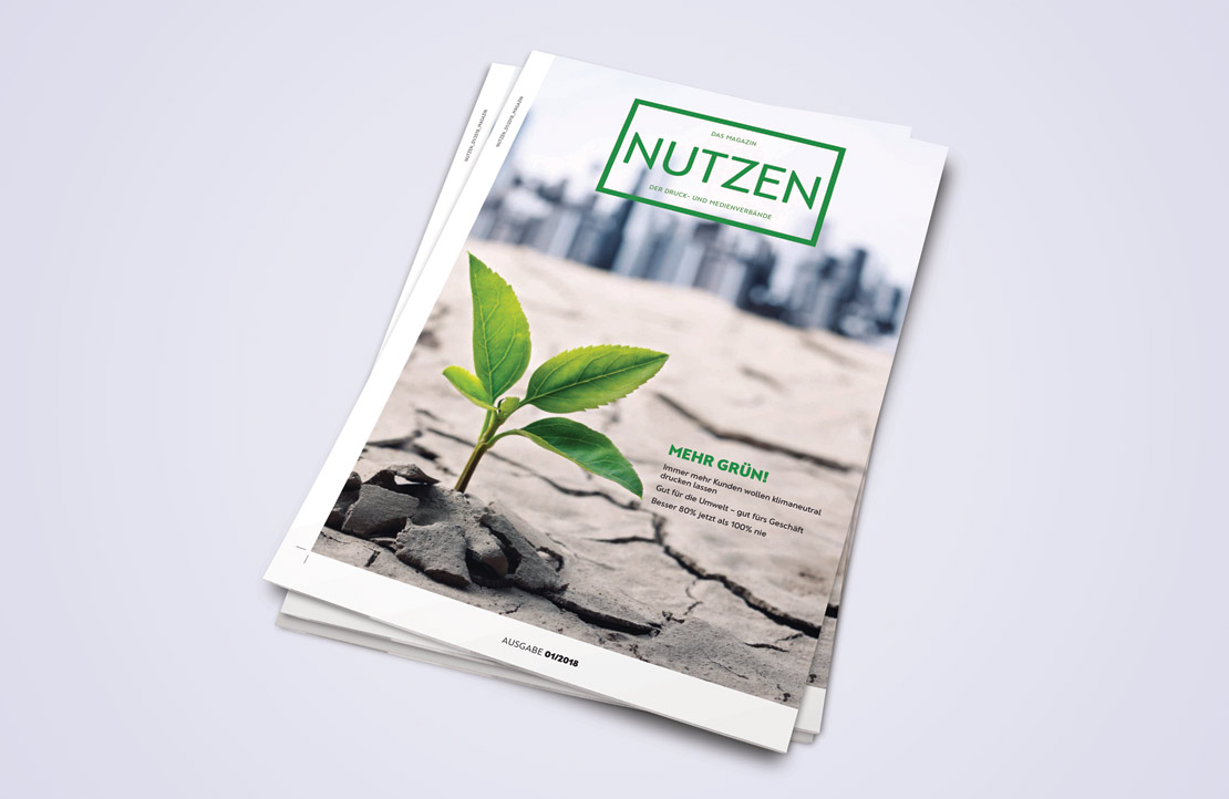 Magazin Nutzen zum Thema Druckbranche und Umweltschutz
